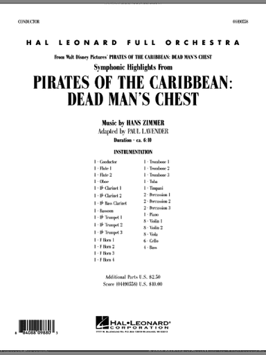 Soundtrack Highlights from Pirates Of The Caribbean: Dead Man's Chest