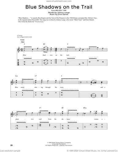 Blue Shadows On The Trail (arr. Fred Sokolow)