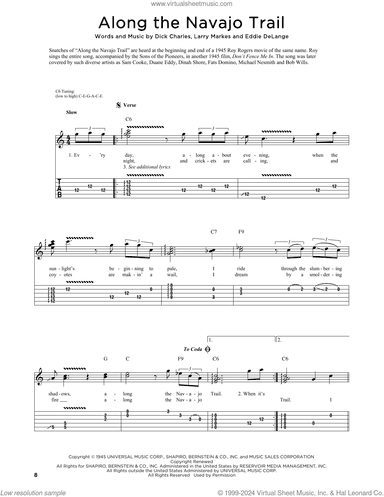 Along The Navajo Trail (arr. Fred Sokolow)