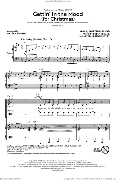 Gettin' In The Mood (For Christmas) (arr. Roger Emerson)