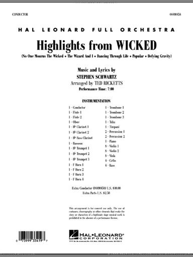 Highlights from Wicked (COMPLETE)