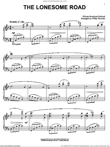 The Lonesome Road (arr. Phillip Keveren)