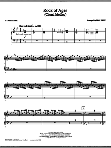 Rock Of Ages (Choral Medley) (complete set of parts)