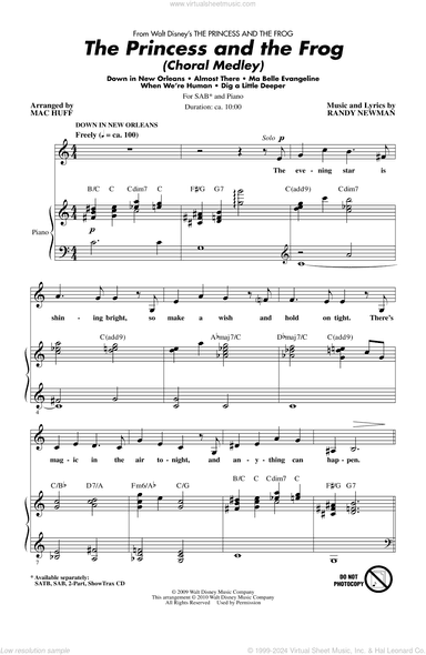 The Princess And The Frog (Choral Medley)
