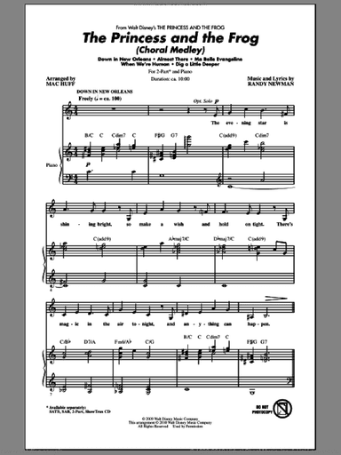 The Princess And The Frog (Choral Medley)