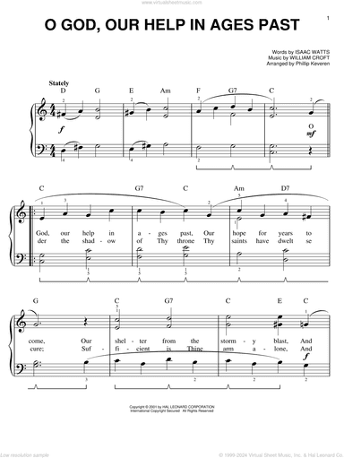 O God, Our Help In Ages Past (arr. Phillip Keveren)