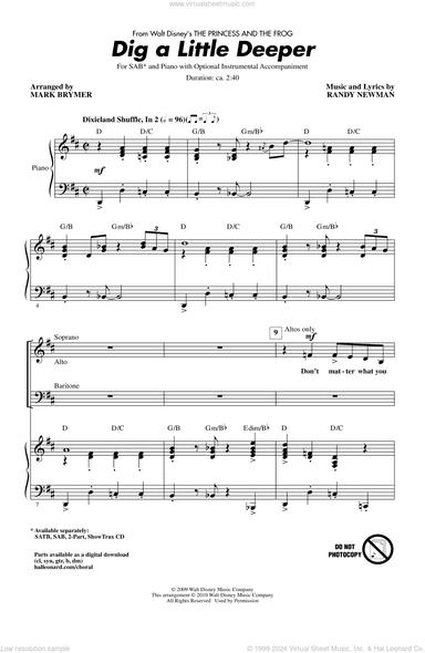 Dig A Little Deeper (from The Princess And The Frog)