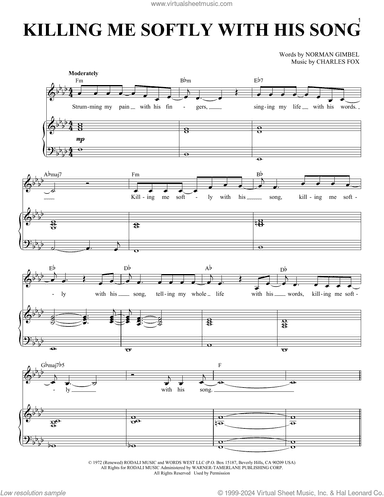 Killing Me Softly With His Song