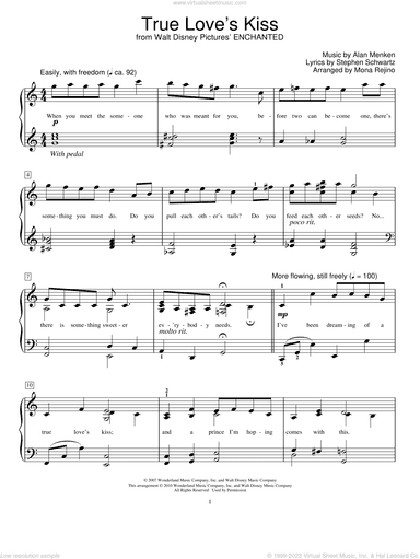 True Love's Kiss (from Enchanted) (arr. Mona Rejino)