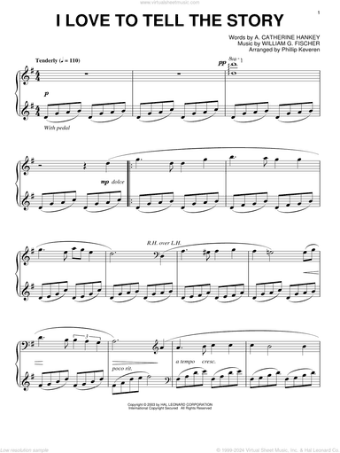 I Love To Tell The Story (arr. Phillip Keveren)