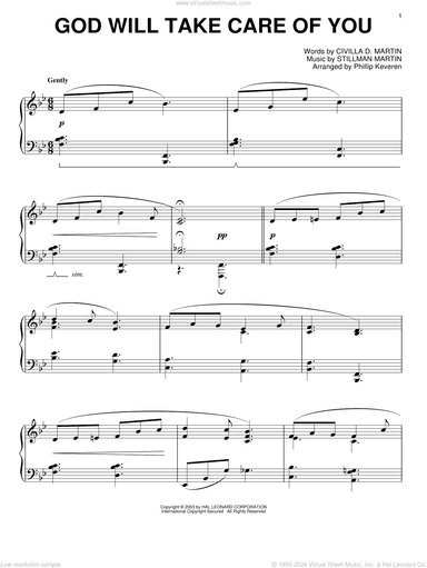 God Will Take Care Of You (arr. Phillip Keveren)