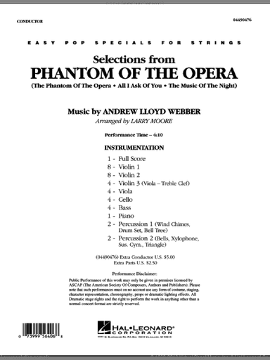 Selections from Phantom Of The Opera (COMPLETE)