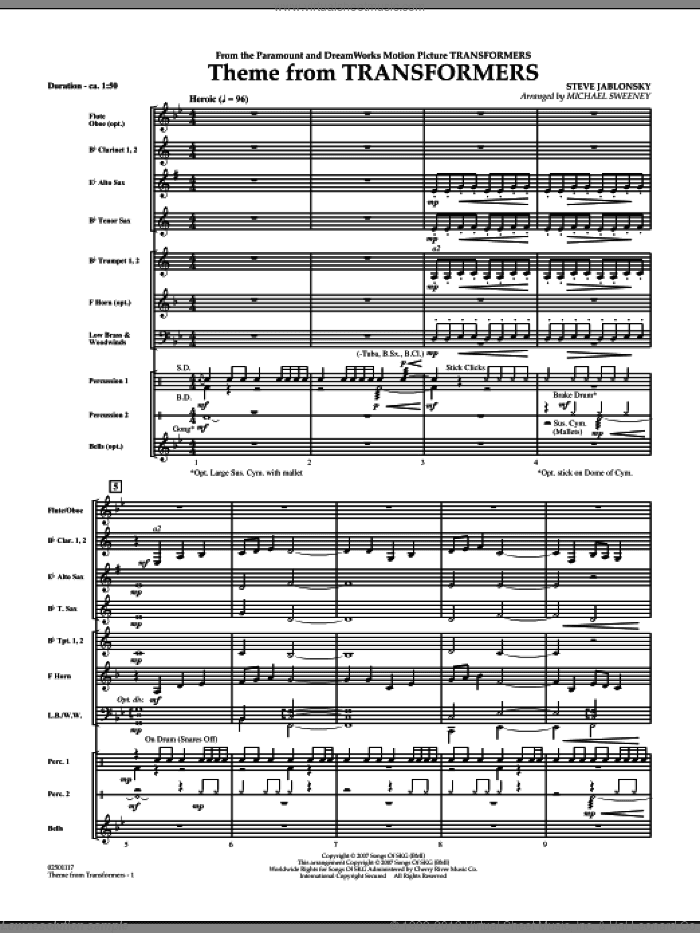 Theme From Transformers (COMPLETE)