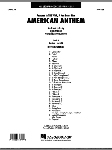 American Anthem (from The War) (COMPLETE)
