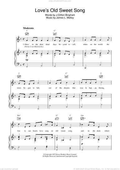Love's Old Sweet Song