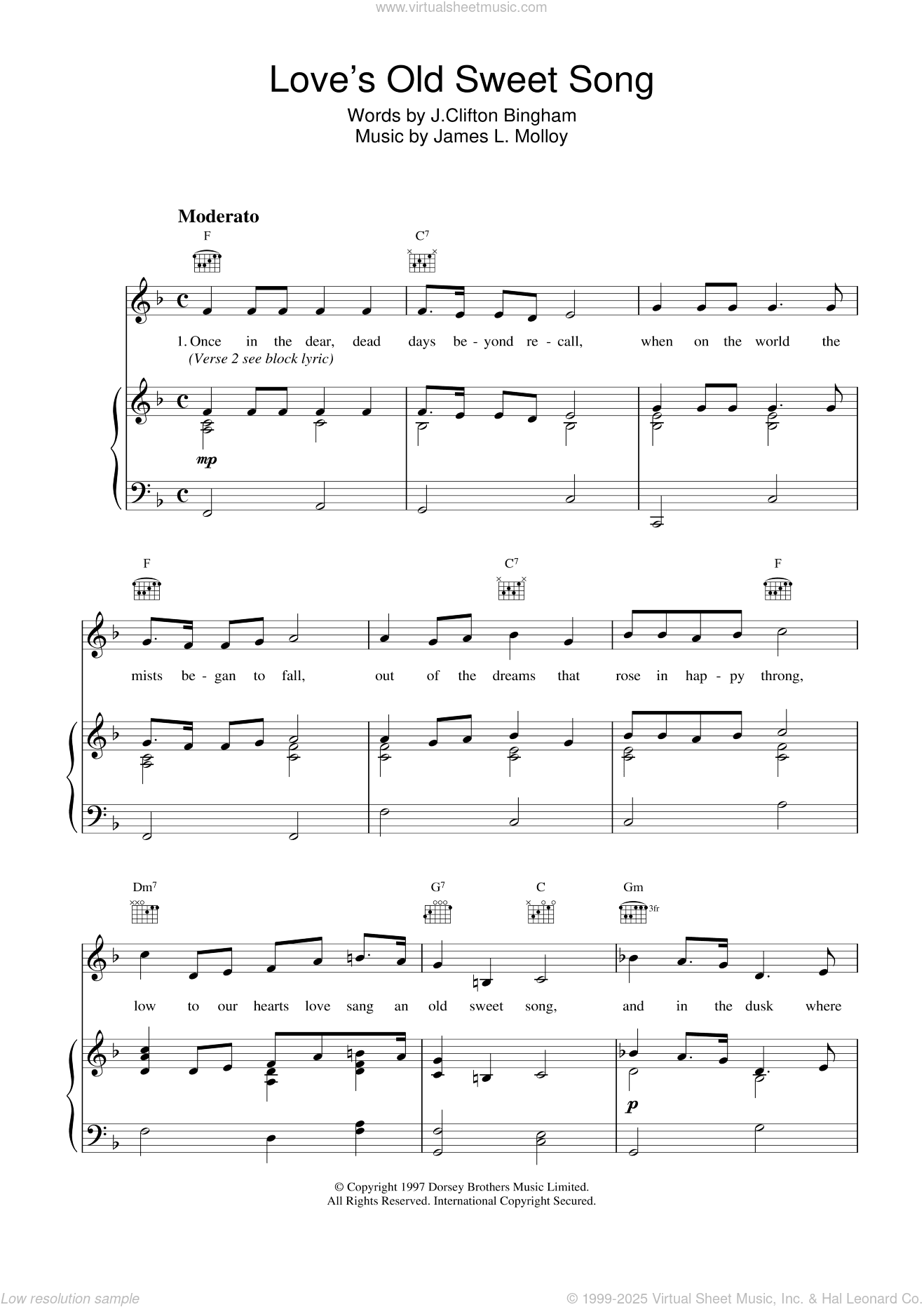 Love's Old Sweet Song