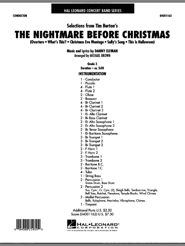 Selections from The Nightmare Before Christmas