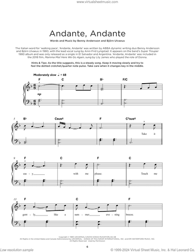 Andante, Andante