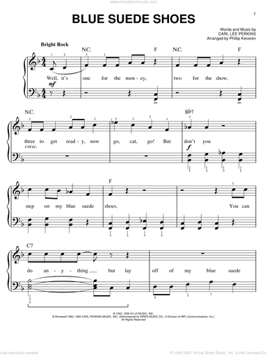 Blue Suede Shoes (arr. Phillip Keveren)