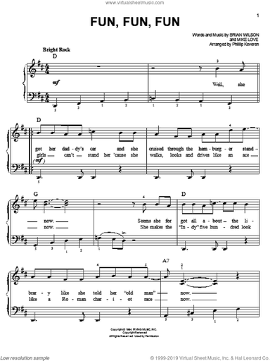 Fun, Fun, Fun (arr. Phillip Keveren)