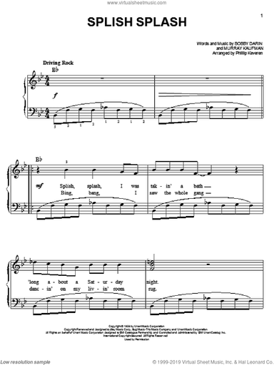 Splish Splash (arr. Phillip Keveren)