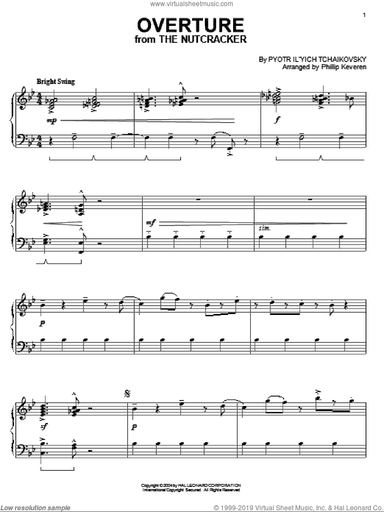 Overture [Jazz version] (from The Nutcracker) (arr. Phillip Keveren)