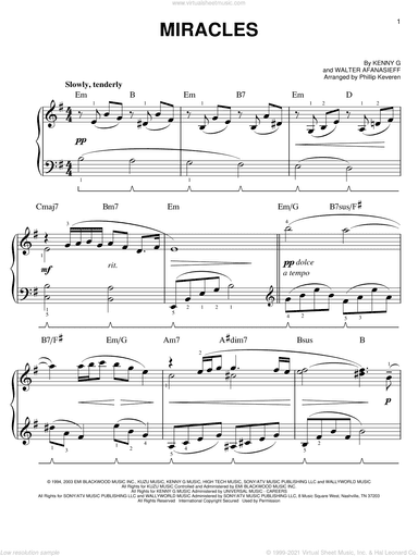 Miracles (arr. Phillip Keveren)