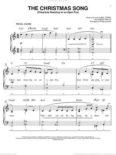 The Christmas Song (Chestnuts Roasting On An Open Fire) (arr. Phillip Keveren)