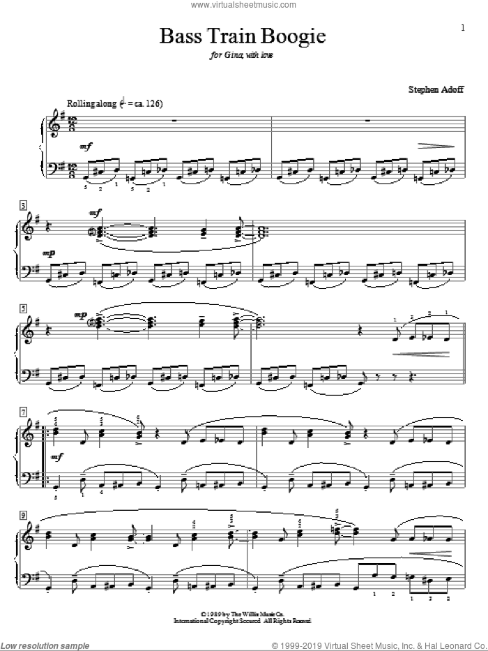 Bass Train Boogie