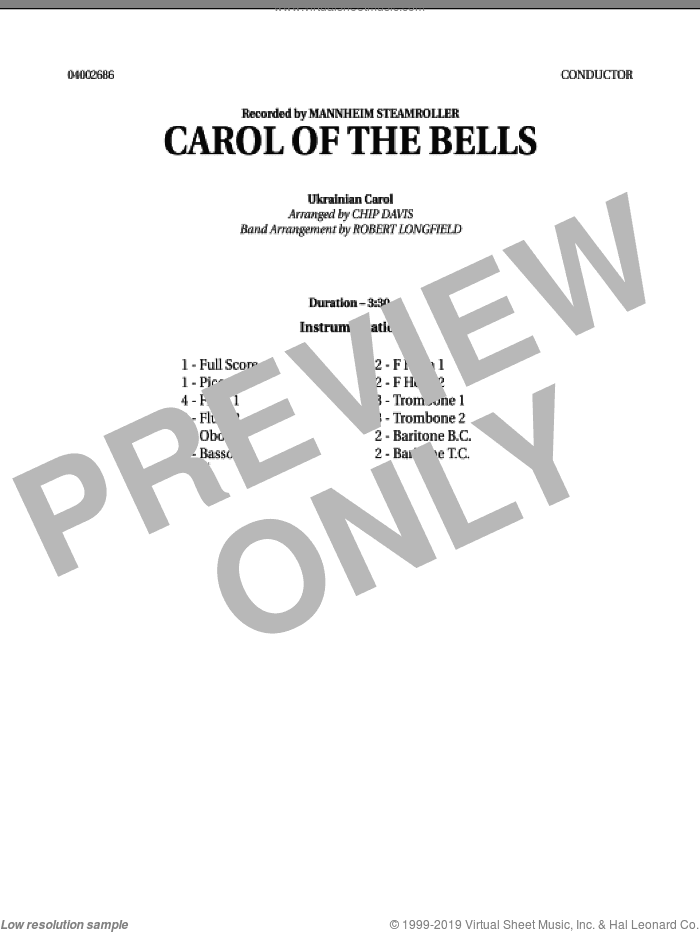 Carol Of The Bells (COMPLETE)