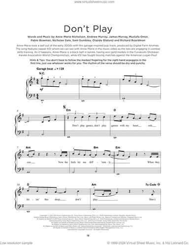Don't Play