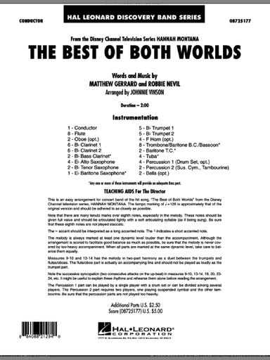 The Best Of Both Worlds (Theme from Hannah Montana)
