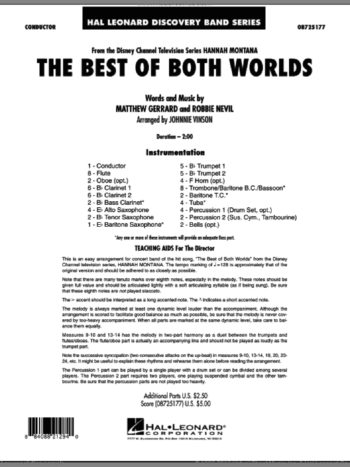 The Best Of Both Worlds (Theme from Hannah Montana)
