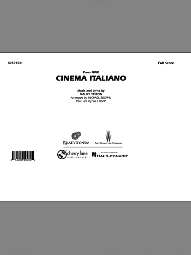 Cinema Italiano (from Nine) (COMPLETE)