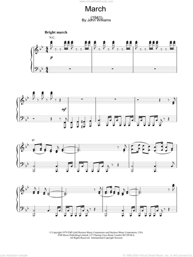 March (from 1941), (intermediate)