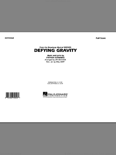 Defying Gravity (from Wicked) (COMPLETE)
