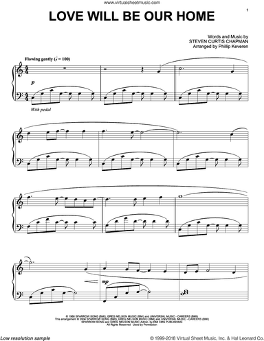 Love Will Be Our Home (arr. Phillip Keveren)