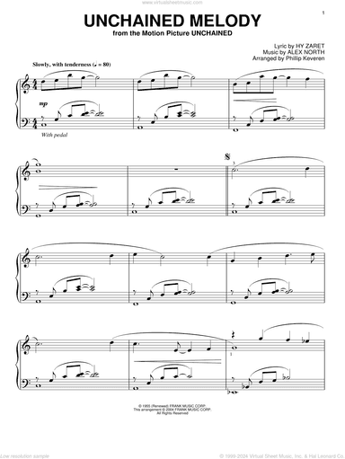 Unchained Melody (arr. Phillip Keveren)