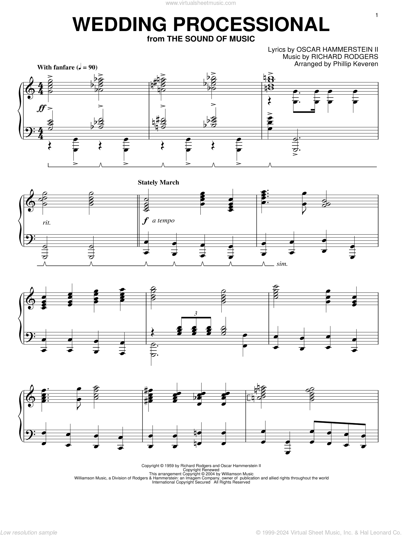 Wedding Processional (arr. Phillip Keveren)