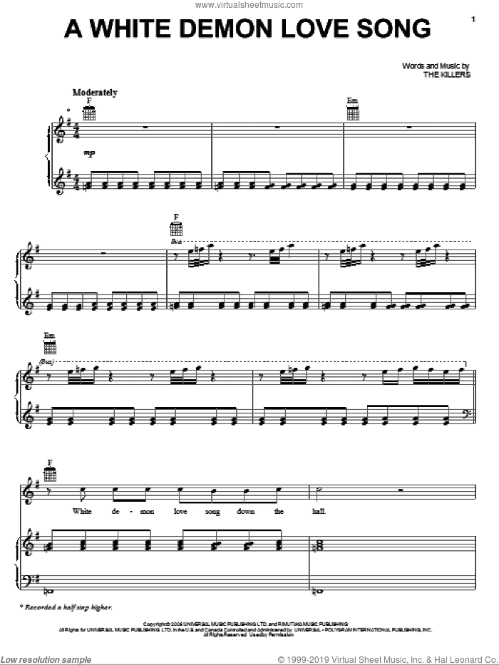 A White Demon Love Song