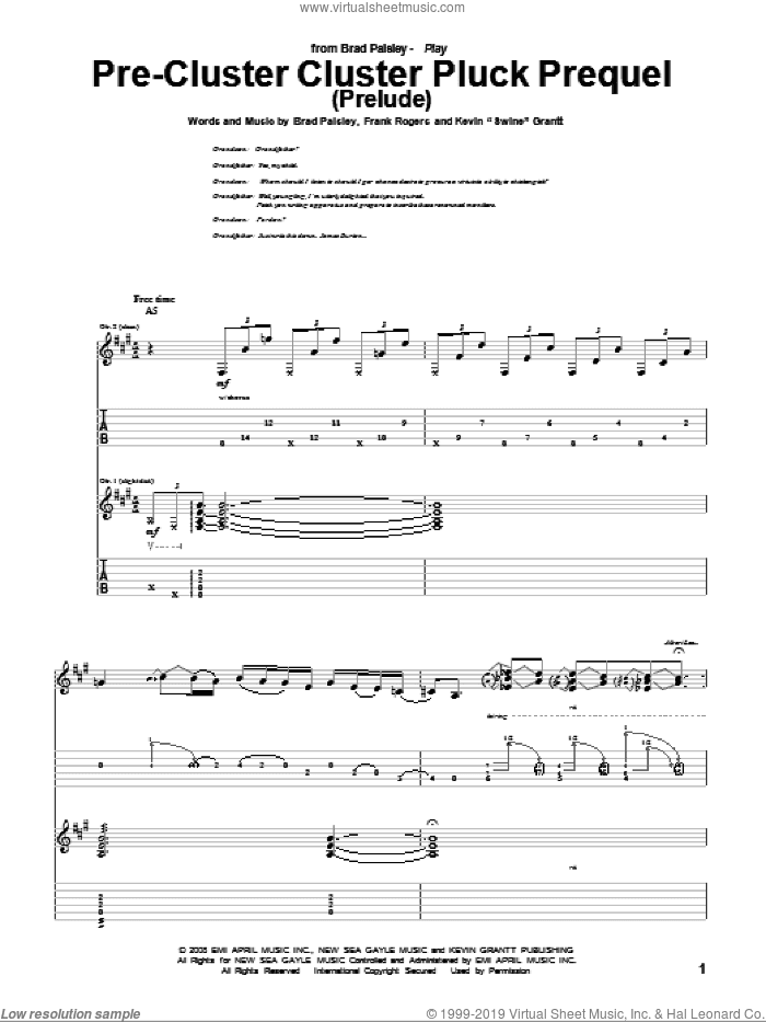 Pre-Cluster Cluster Pluck Prequel (Prelude)