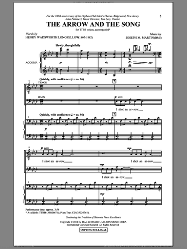 The Arrow And The Song