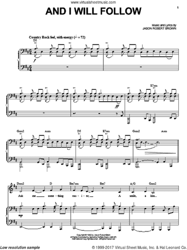Songs of Jason Robert Brown (complete set of parts)