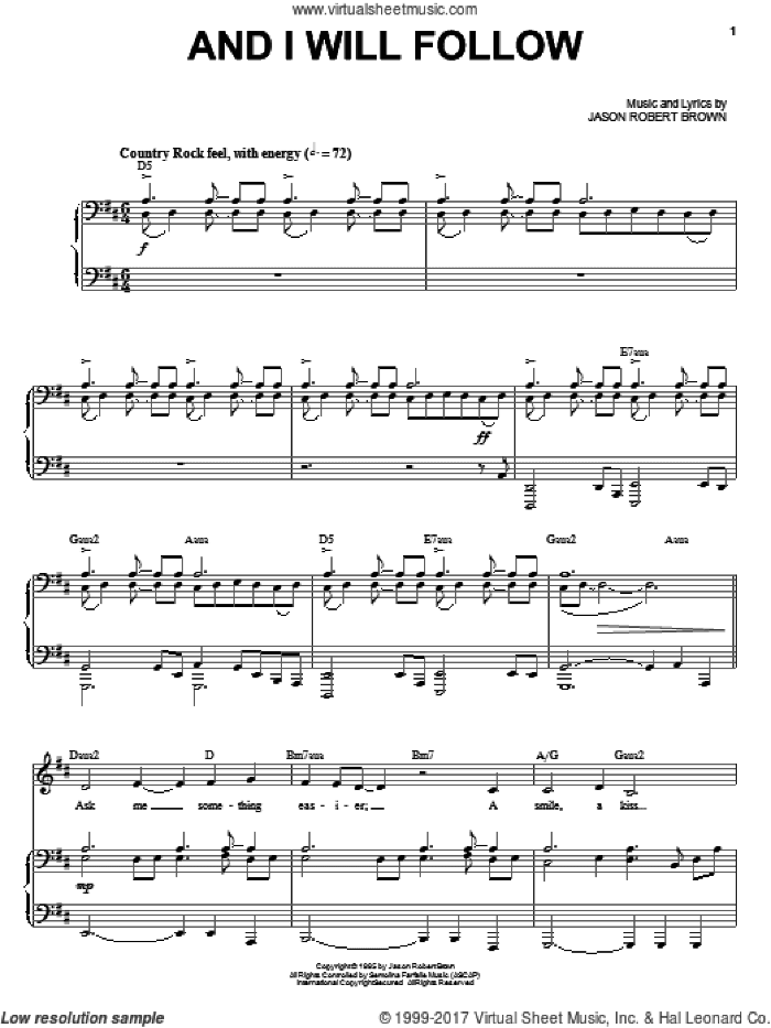 Songs of Jason Robert Brown (complete set of parts)