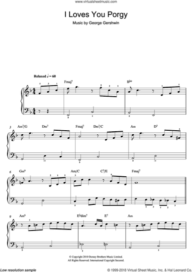I Loves You, Porgy (From Porgy And Bess)
