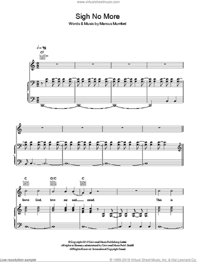 Sigh No More