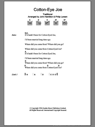 Cotton-Eye Joe