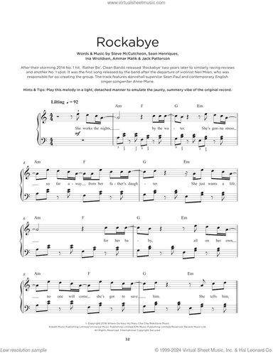 Rockabye (feat. Sean Paul and Anne-Marie)