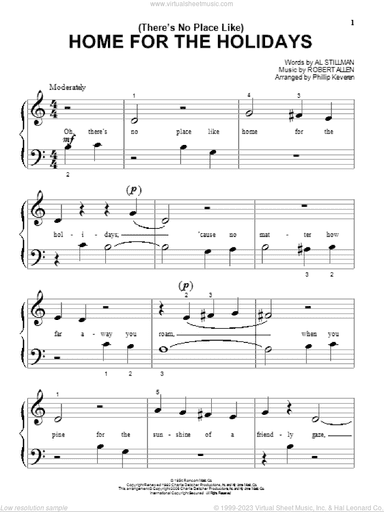 (There's No Place Like) Home For The Holidays (arr. Phillip Keveren)