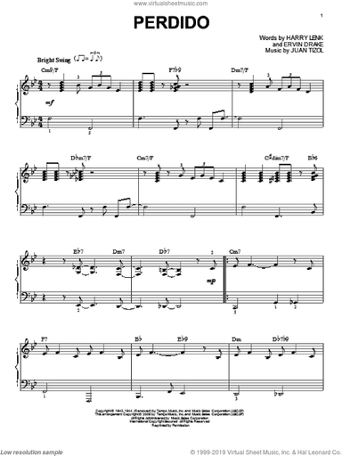 Perdido (arr. Brent Edstrom)
